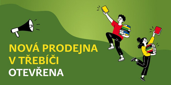 Otevřeli jsme novou prodejnu KNIHY DOBROVSKÝ v Třebíči