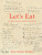 Let's Eat - Tom Parker Bowles