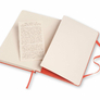 Moleskine - zápisník - linkovaný, oranžový L