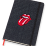 Moleskine - zápisník Rolling Stones - linkovaný L Denim