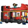 Červený dvoupodlažní vyhlídkový autobus - Lego City2