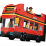 Červený dvoupodlažní vyhlídkový autobus - Lego City3