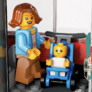 Červený dvoupodlažní vyhlídkový autobus - Lego City6
