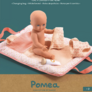 Přebalovací podložka pro panenky Pink Peak