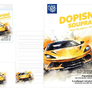Dopisní papír barevný LUX 5+10 (Auto)