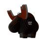EUGY Los 3D kartonová skládačka