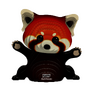 EUGY Panda červená 3D kartonová skládačka