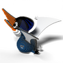 EUGY Pterodaktyl 3D kartonová skládačka