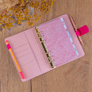 NOTIQUE Refill – Týdenní kroužkový diář s vyměnitelnými listy 2027, fuchsiový, 12,5 x 19 cm