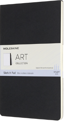 Skicář Moleskine SketchPad - L, černý - 