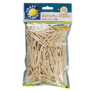 DOCRAFTS dřevěné sirky bez hlaviček natural 50g ( 500 ks ) - neuveden