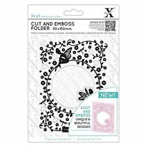 DOCRAFTS Xcut embosovací a vyřezávací kapsa - květinové víly 11 x 15 cm - neuveden