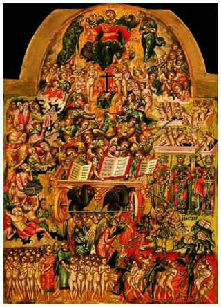 Puzzle: Byzantské umění - Poslední soud (1000 dílků) - neuveden
