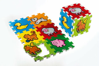 Moje první zvířátka - Pěnové puzzle 6 ks - neuveden