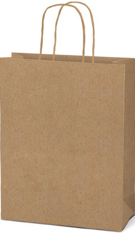 Taška MFP dárková T5 kraft 260x320x100 natural - 