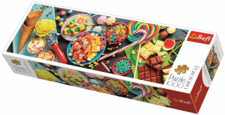 Trefl Puzzle Sladkosti / 1000 dílků Panoramatické - neuveden