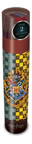 Pastelky v pouzdře Harry Potter 12 ks + ořezávátko - neuveden