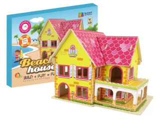 NiXiM Dřevěné 3D puzzle - Dům u moře - neuveden