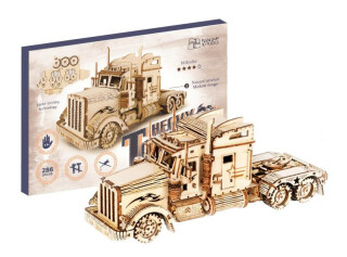 NiXiM Dřevěné 3D puzzle - Kamion - neuveden