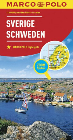 Švédsko 1:800T//mapa (ZoomSystem) MD - neuveden