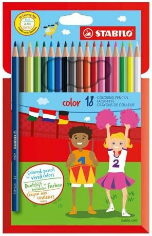 Pastelky STABILO color sada 18 ks - neuveden