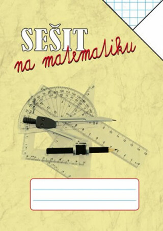 Sešit na matematiku A4 čtvereček/bílý list (40stránek) - neuveden