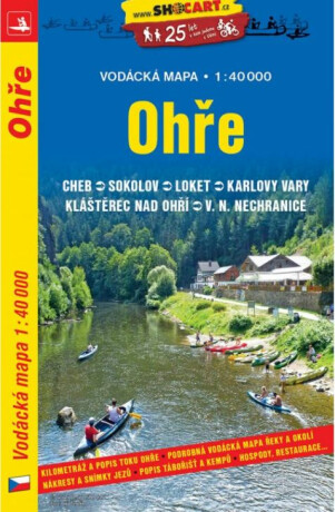 Ohře vodácká mapa - neuveden