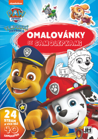 Omalovánky se samolepkami - Tlapková patrola - kolektiv autorů
