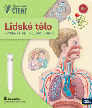 Kniha Lidské tělo - Kouzelné čtení Albi - 