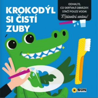 Krokodýl - si čistí zuby - leporelo (Defekt) - 