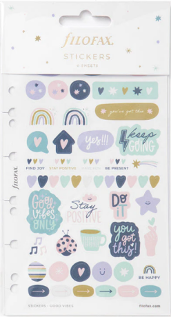 Samolepky Filofax - Good Vibes (multi-fit) - 