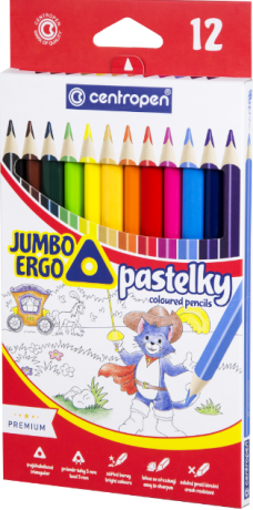 Centropen Pastelky 9522 Jumbo trojhranné (12 ks) - neuveden