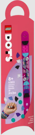 LEGO DOTS 41802 Náramek barevný jednorožec - 
