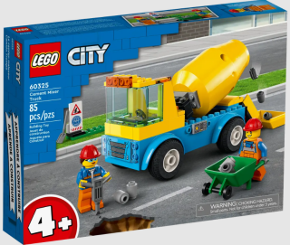 LEGO City 60325 Náklaďák s míchačkou na beton - 
