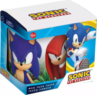 Sonic Hrnek keramický - Sonic, Tails a Knuckles 315 ml - neuveden