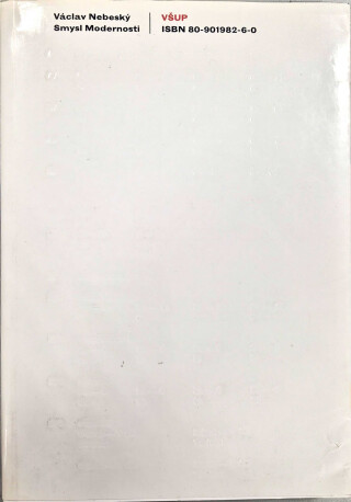 Smysl modernosti - Václav M. Nebeský