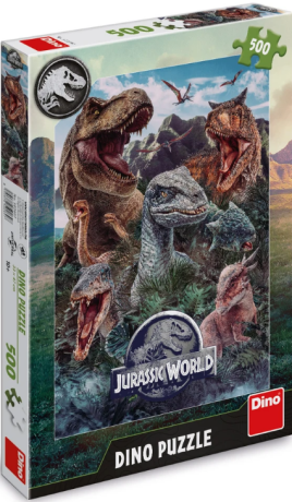 Puzzle Jurský Svět 500 dílků - 