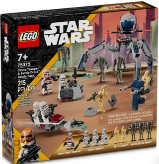 Bitevní balíček klonového vojáka a bitevního droida - Star Wars (75372) - 