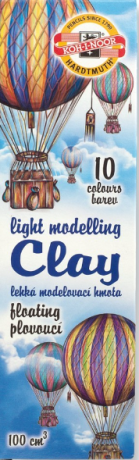 Modelína plovoucí 10 barev (poškozené) - neuveden