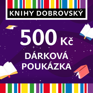 Knihomolská elektronická dárková poukázka 500 Kč - 