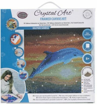 Crystal Art plátno Delfín - 