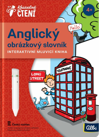 Kniha Anglický obrázkový slovník - Kouzelné čtení Albi - 