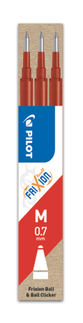 Náplň Pilot FriXion 0,7 červená 3 ks - neuveden