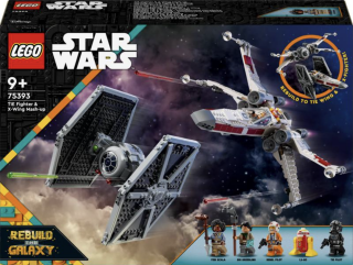 Stíhačka TIE a X-wing – kombinovaná stavebnice - Star Wars (75393) - 