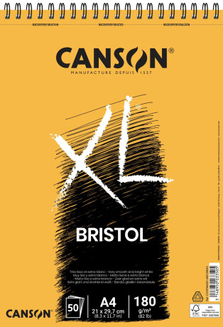 XL Bristol skicák kroužková vazba A4 50l VS 180g - 