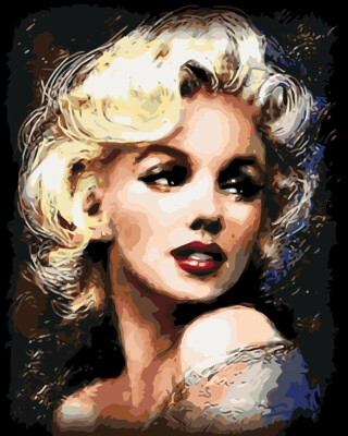 Malování podle čísel - MARILYN MONROE - 