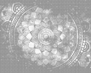 Tečkování - VESMÍRNÁ MANDALA - 