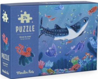 Puzzle svítící ve tmě Pod mořem - 24 pcs - neuveden