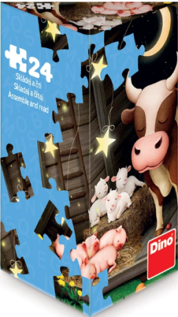 Puzzle Zvířátka na farmě 24 dílků (poškozená) - 