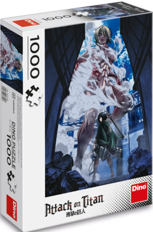 Puzzle Anime: Attack on Titan - Female 1000 dílků (poškozené) - 